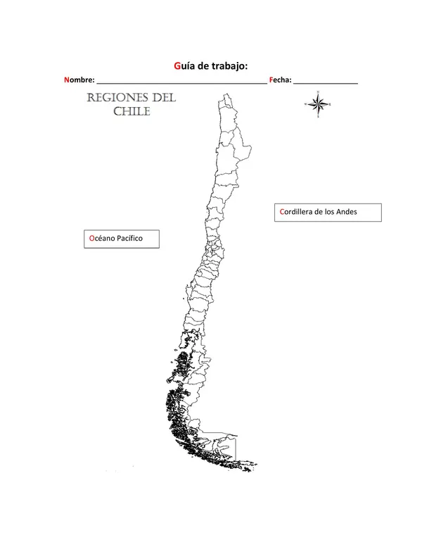 Guía de trabajo - Paisajes de Chile y Pueblos originarios
