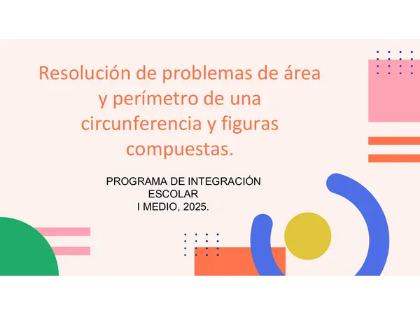 Área y perímetro de una circunferencia