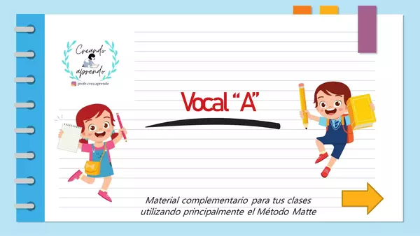 LECCION VOCAL "A", METODO MATTE