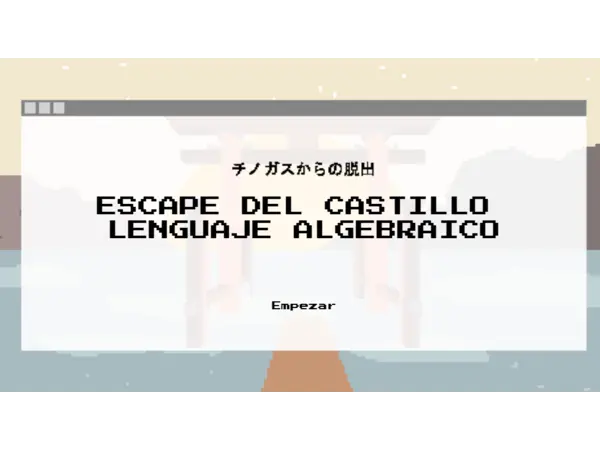 Escape room lenguaje algebraico