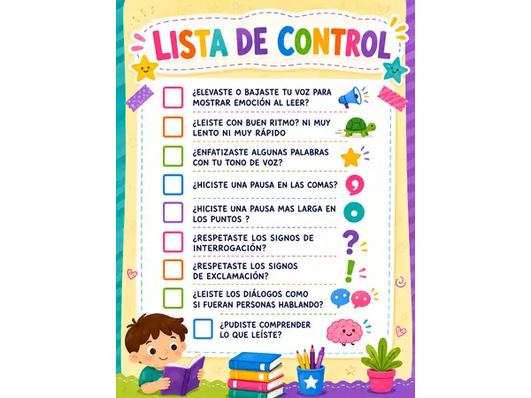 Lista para control de lectura