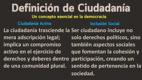 Clase N°3 unidad 1 Ed ciudadana, la ciudadanía multidimencional