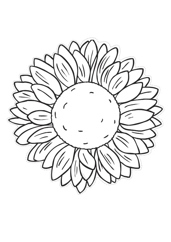 Flores para colorear primavera
