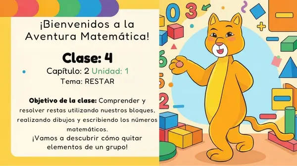 Clase 4 Capitulo 2 Unidad 1 "RESTAR" 2° Básico