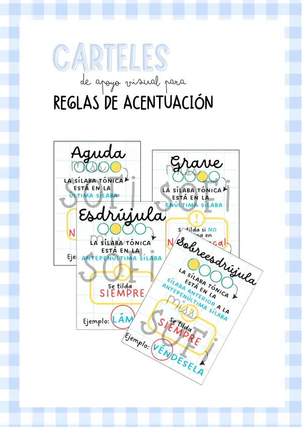 Reglas de acentuación