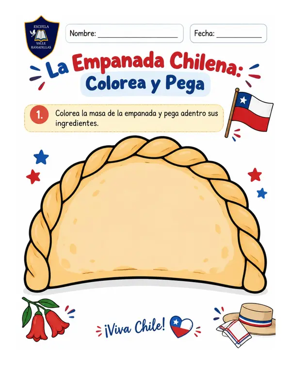 Comida típica chilena 1° Básico Historia, geografía y ciencias sociales.