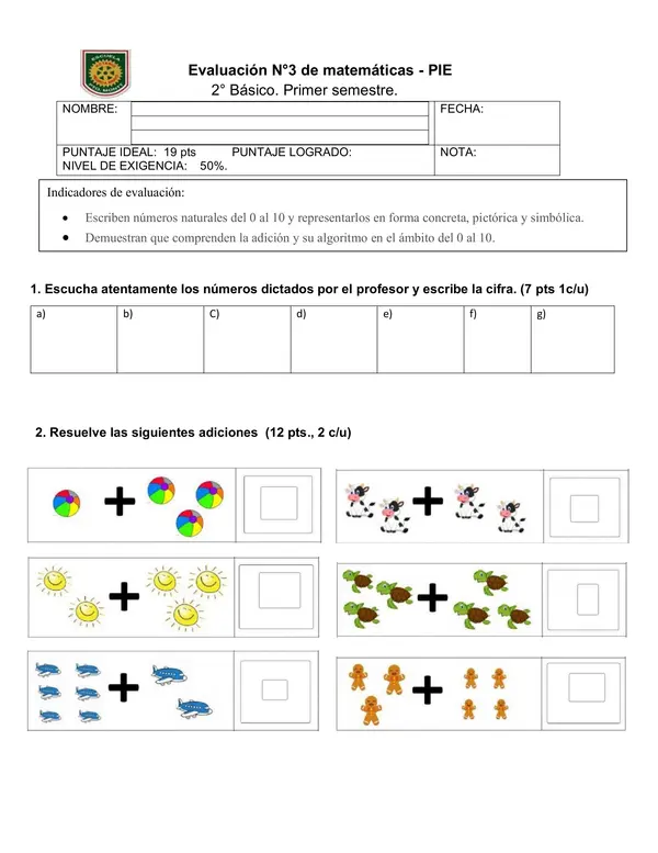 Evaluación adiciones adaptada