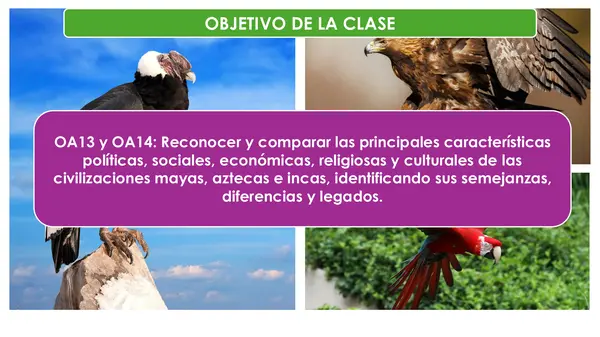 Comparación de las Civilizaciones Americanas Mayas, Aztecas e Incas