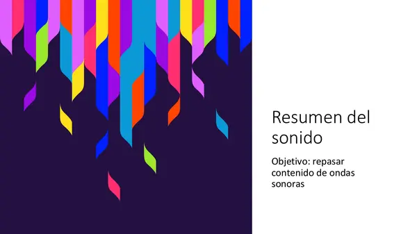 El sonido