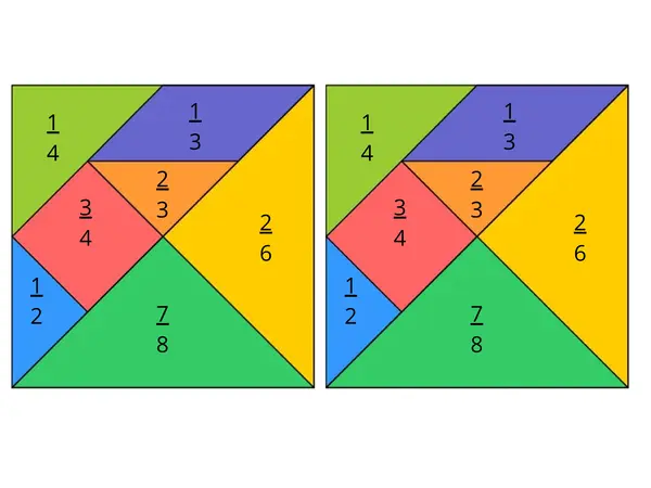 Juego Fracciones Equivalentes 5°