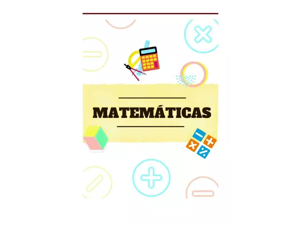 Cuadernillo de matemáticas para 4to grado