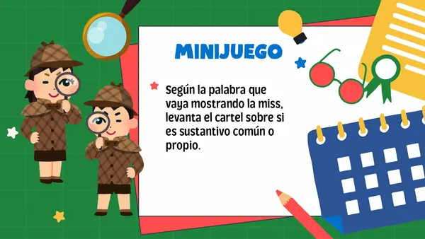 Sustantivos propios y comunes - Detectives de los Sustantivos