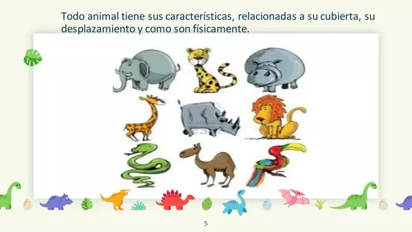 Características de los animales