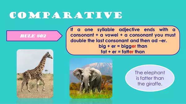 ACTIVITY 17 - COMPARATIVES AND SUPERLATIVES - FIRST PART