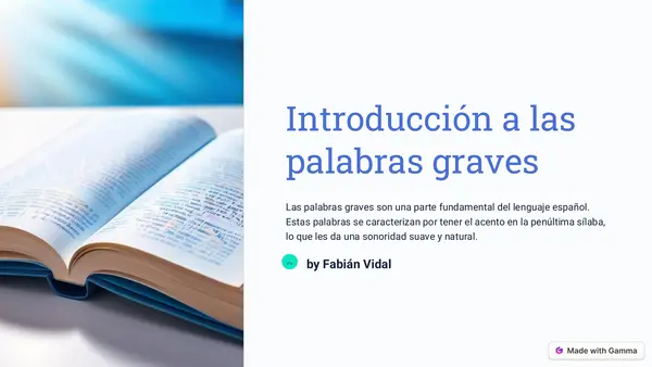 Palabras graves (Lenguaje)