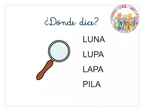 ¿Dónde dice?