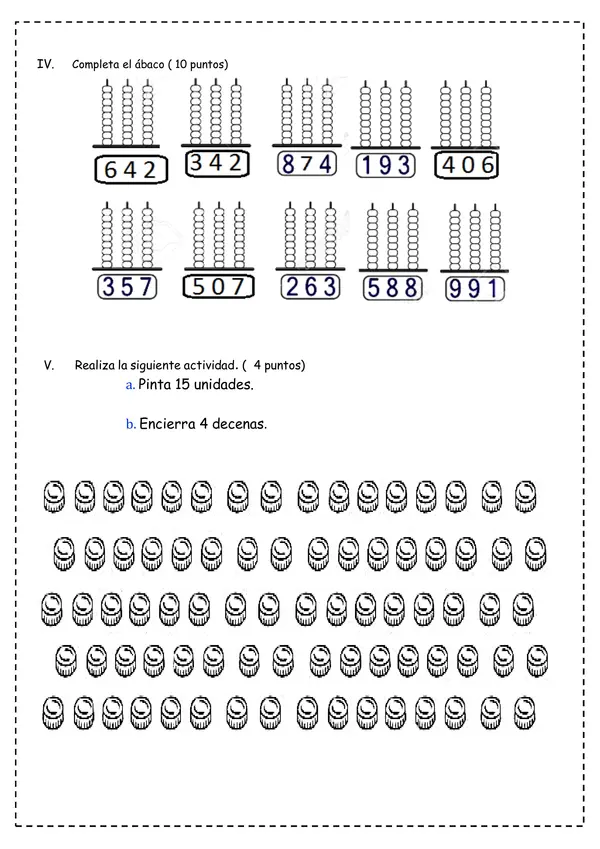 prueba de valor posicional 