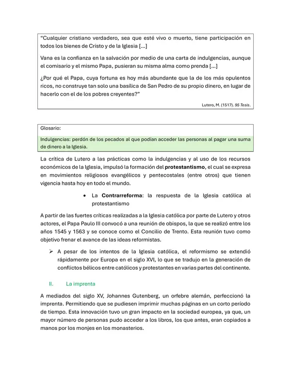 Guía: El origen del mundo moderno