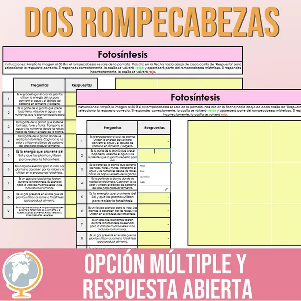 Fotosíntesis rompecabezas misterioso 