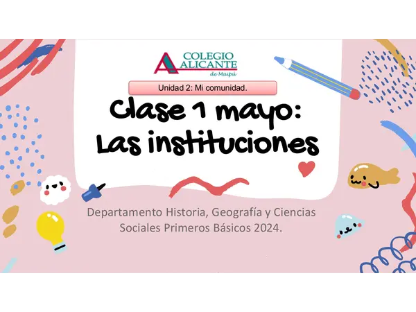 Instituciones de la comunidad