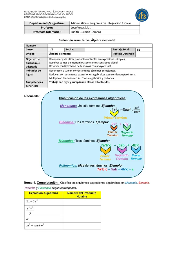 Ecuaciones Primer grado