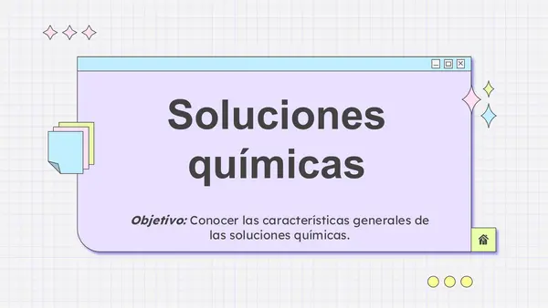 SOLUCIONES QUÍMICAS