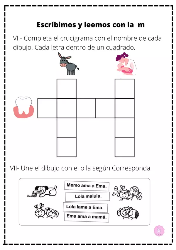 Guía Consonante M