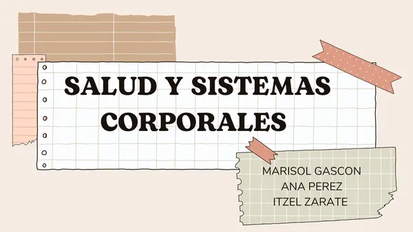 Salud y Sistemas Corporales
