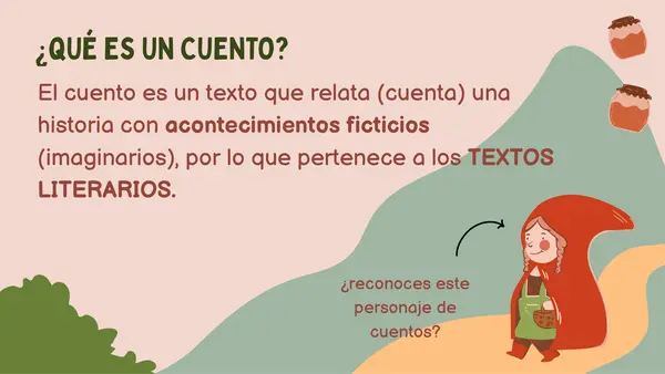 Textos Literarios: "El Cuento y la Fábula"