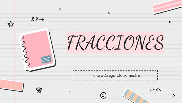 clase 2 matematicas "fracciones" 5to basico
