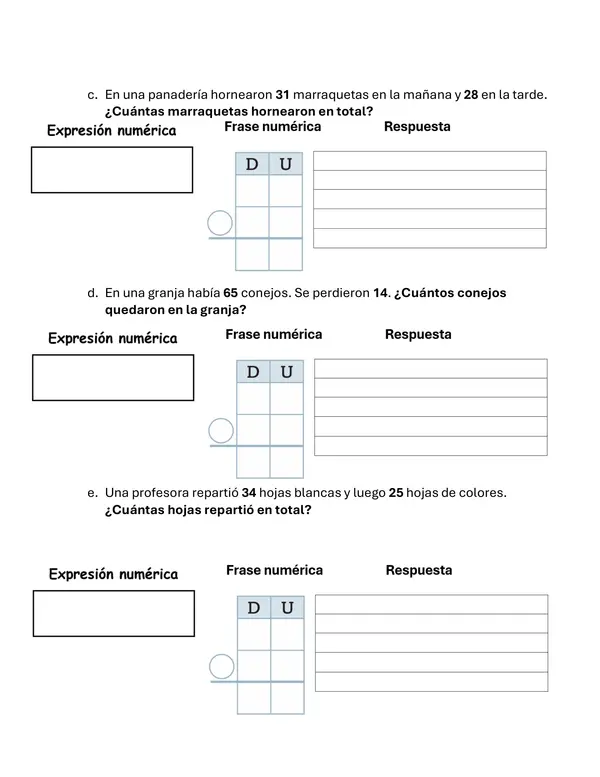 Resolución de problemas 2 básico