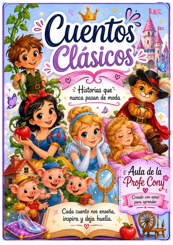 📚 Cuentos Clásicos – Comprensión Lectora 3.º y 4.º Básico