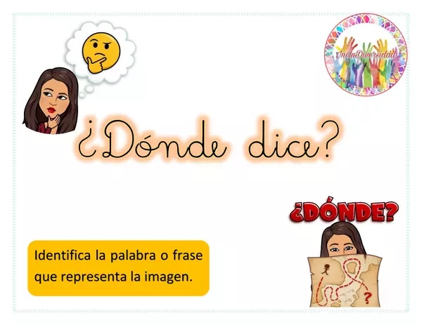 ¿Dónde dice?