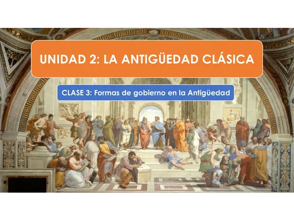 Formas de gobierno en la Antigüedad Clásica