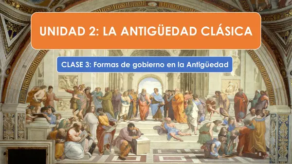Formas de gobierno en la Antigüedad Clásica