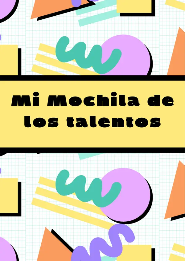 Mi mochila de los talentos