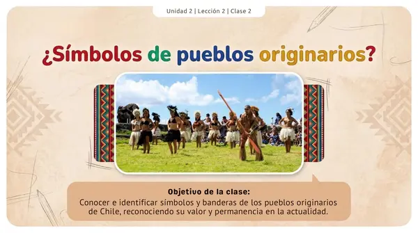 Clase 2 Lección 4 Unidad 2 "Símbolos de Pueblos Originarios" 2° Básico