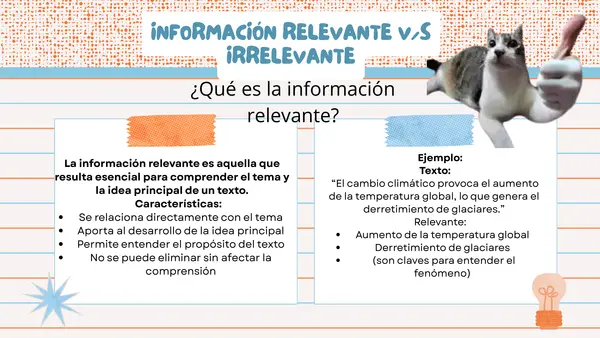 ✨ ¿Cómo diferenciar información en un texto? Recurso completo para desarrollar lectura crítica