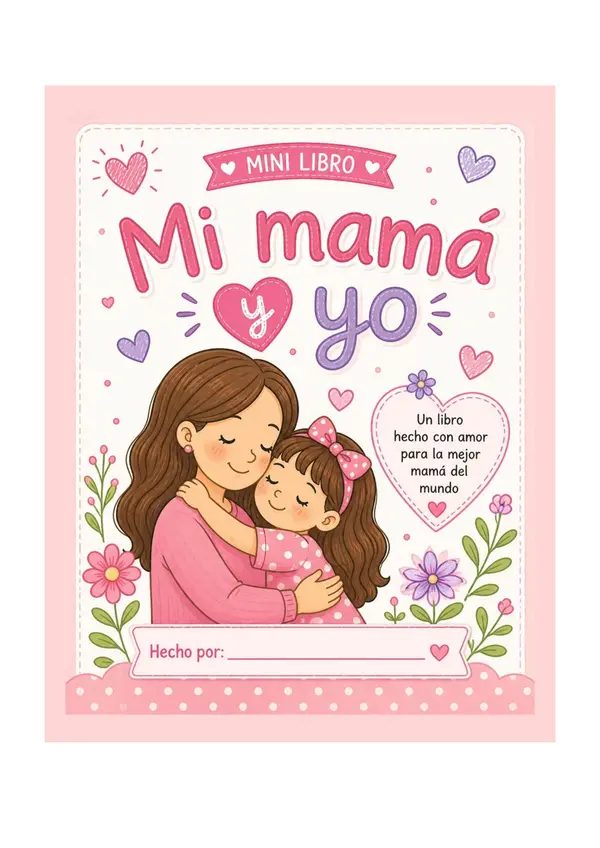 ini libro “Mi mamá y yo” 💕 | Actividad Día de la Madre | Regalo 12 páginas