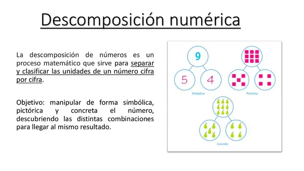 Descomposición numérica