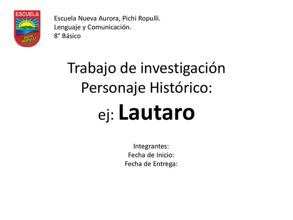 Plantilla PPT Personaje histórico