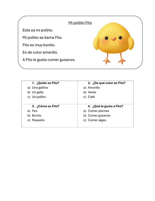 Lecturas simples