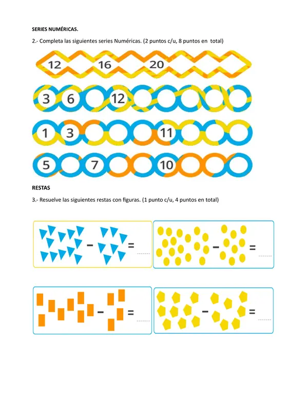 Evaluación adecuada de matemática primero básico 