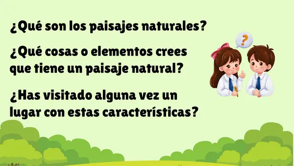 Elementos naturales del paisaje 