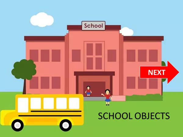 School objects game 