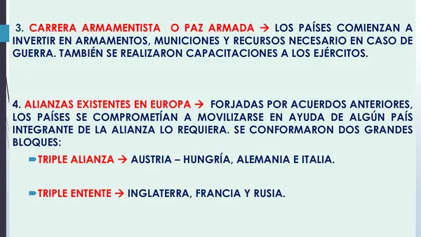 Antecedentes, causas y fases de la Primera Guerra Mundial