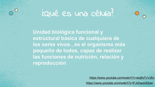 clase 1 ciencias " celula"
