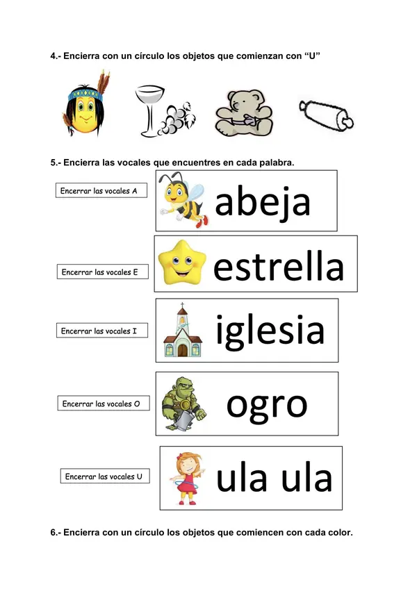 EVALUACIÓN VOCALES