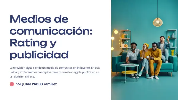 Séptimo Básico - "Medios de Comunicación: Rating y Publicidad" - Unidad 4
