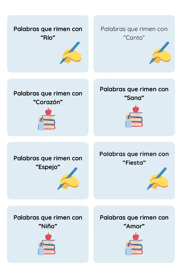 Laboratorio Poético: Set de Recortables para la Creación Creativa en el Aula. 